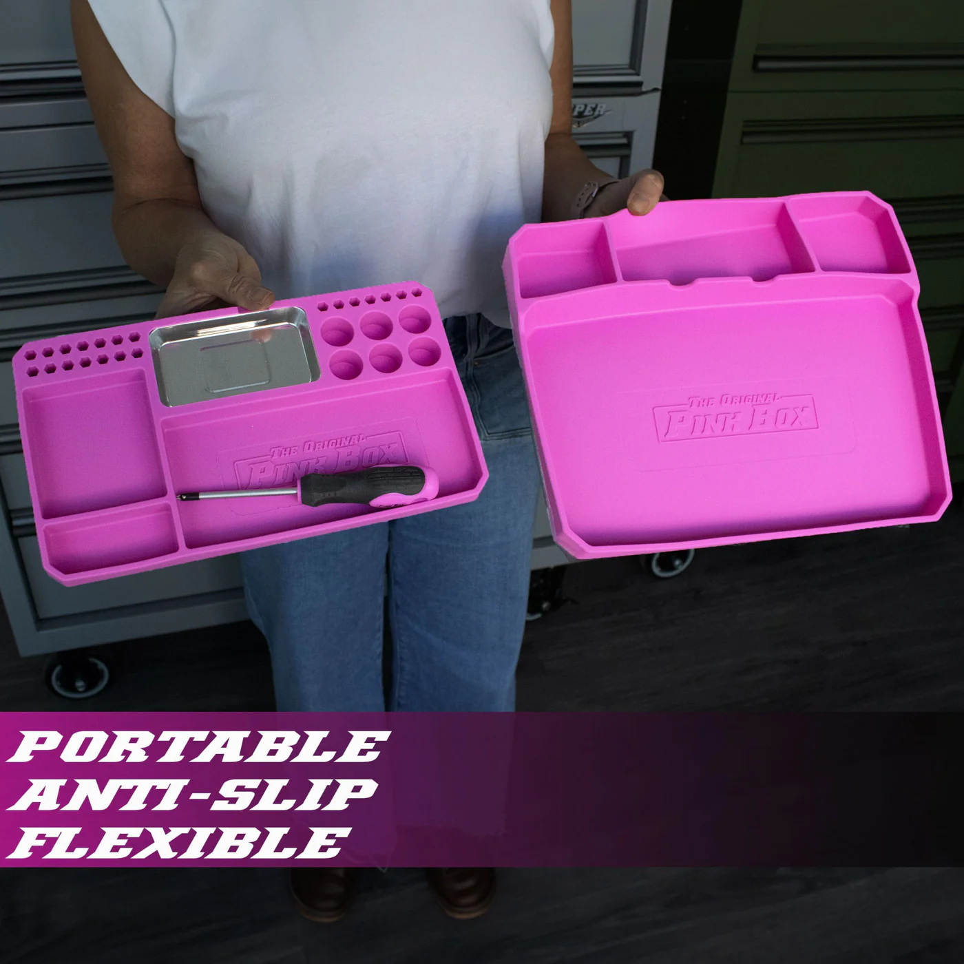 2-Piece Flexible Silicone Tool Tray Set - Image 7